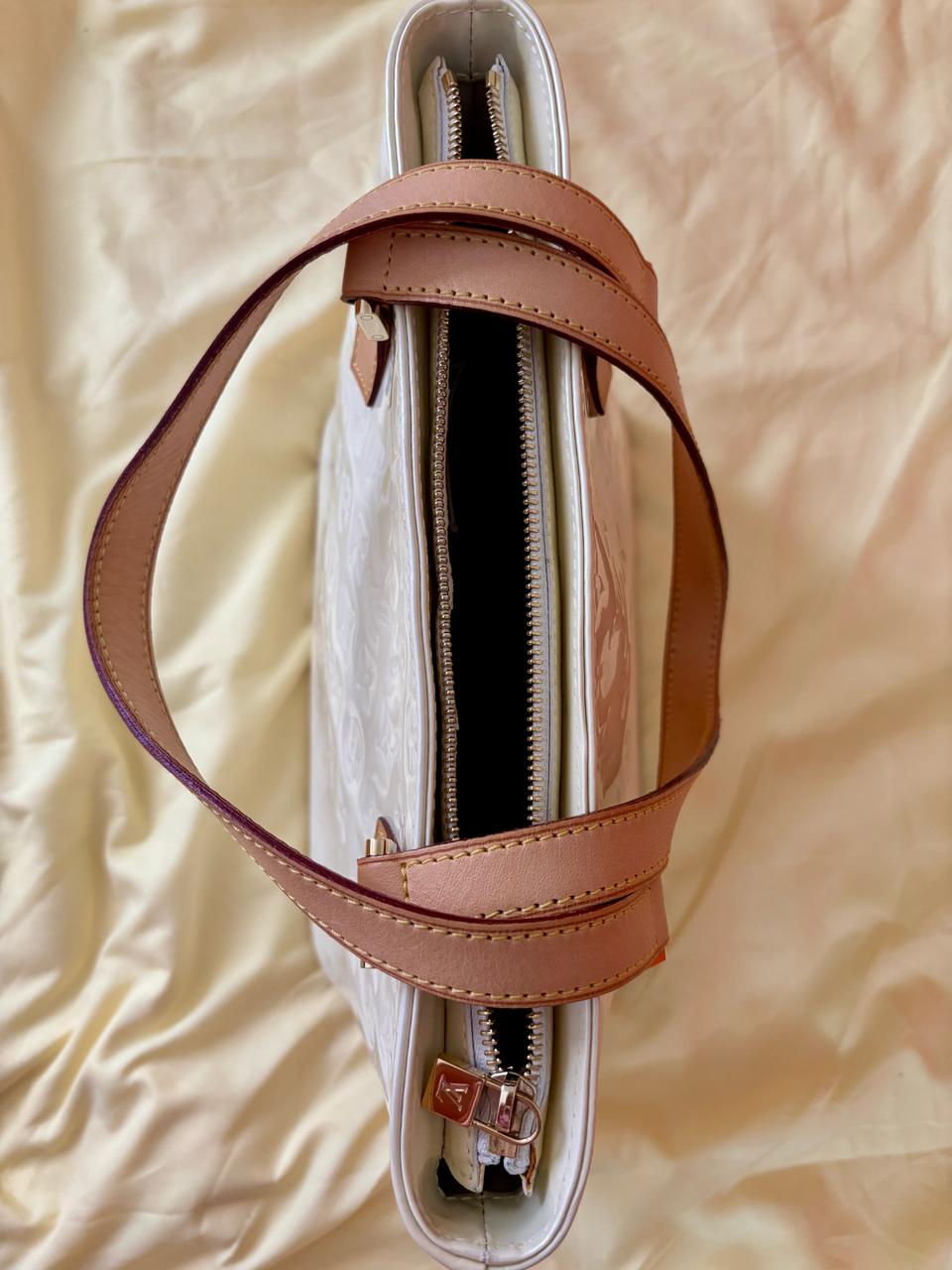 Louis Vuitton Perle Monogram Vernis Leather Houston Bag