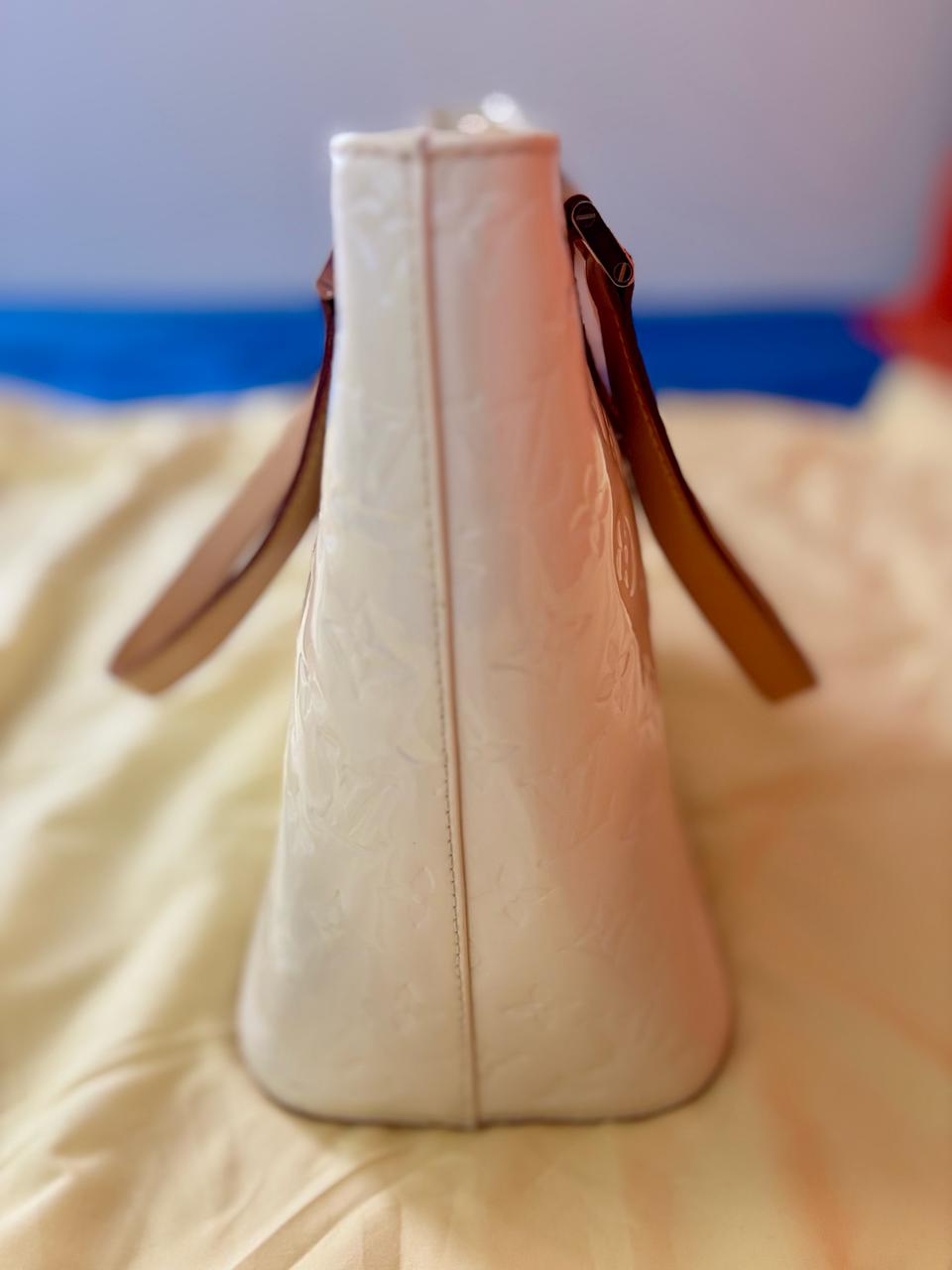 Louis Vuitton Perle Monogram Vernis Leather Houston Bag