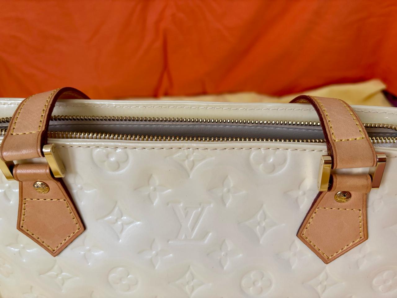 Louis Vuitton Perle Monogram Vernis Leather Houston Bag