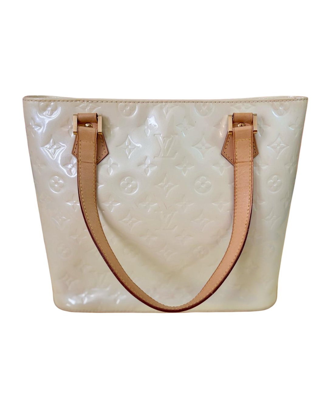 Louis Vuitton Perle Monogram Vernis Leather Houston Bag