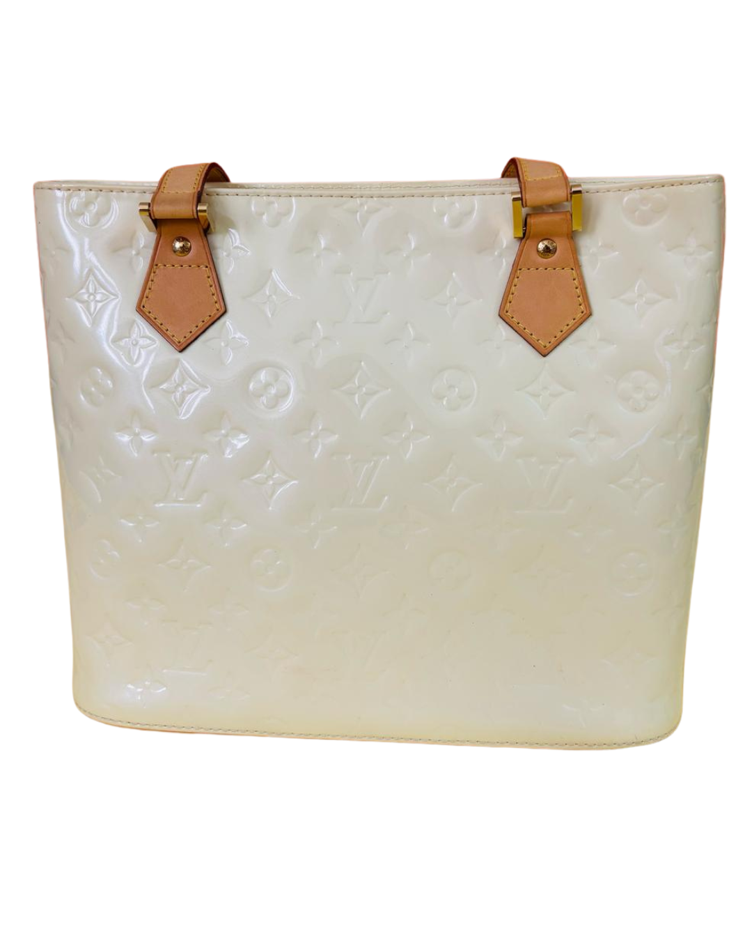 Louis Vuitton Perle Monogram Vernis Leather Houston Bag