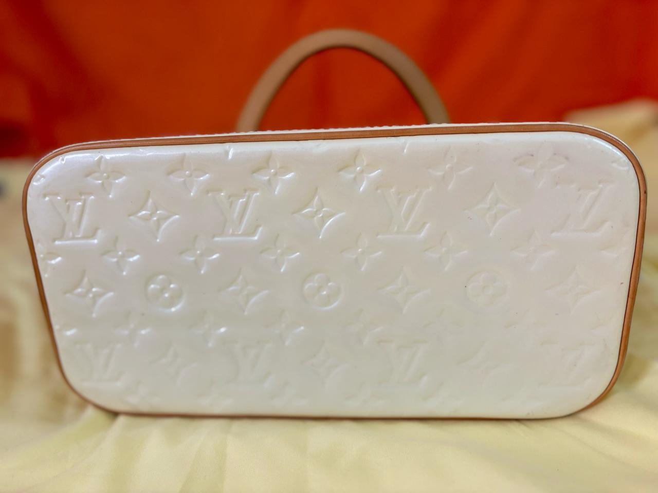 Louis Vuitton Perle Monogram Vernis Leather Houston Bag