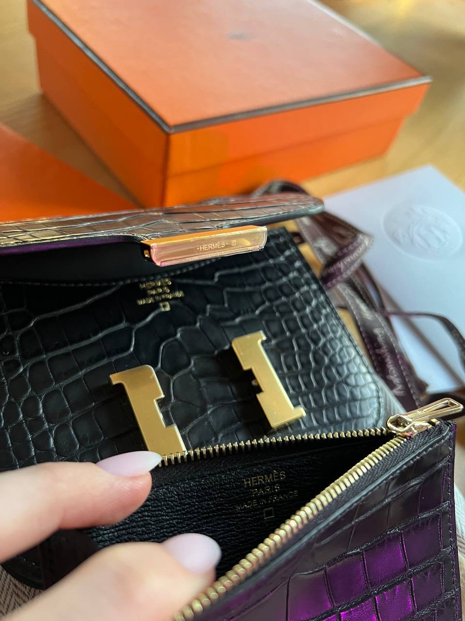 Hermès Constance Slim Wallet