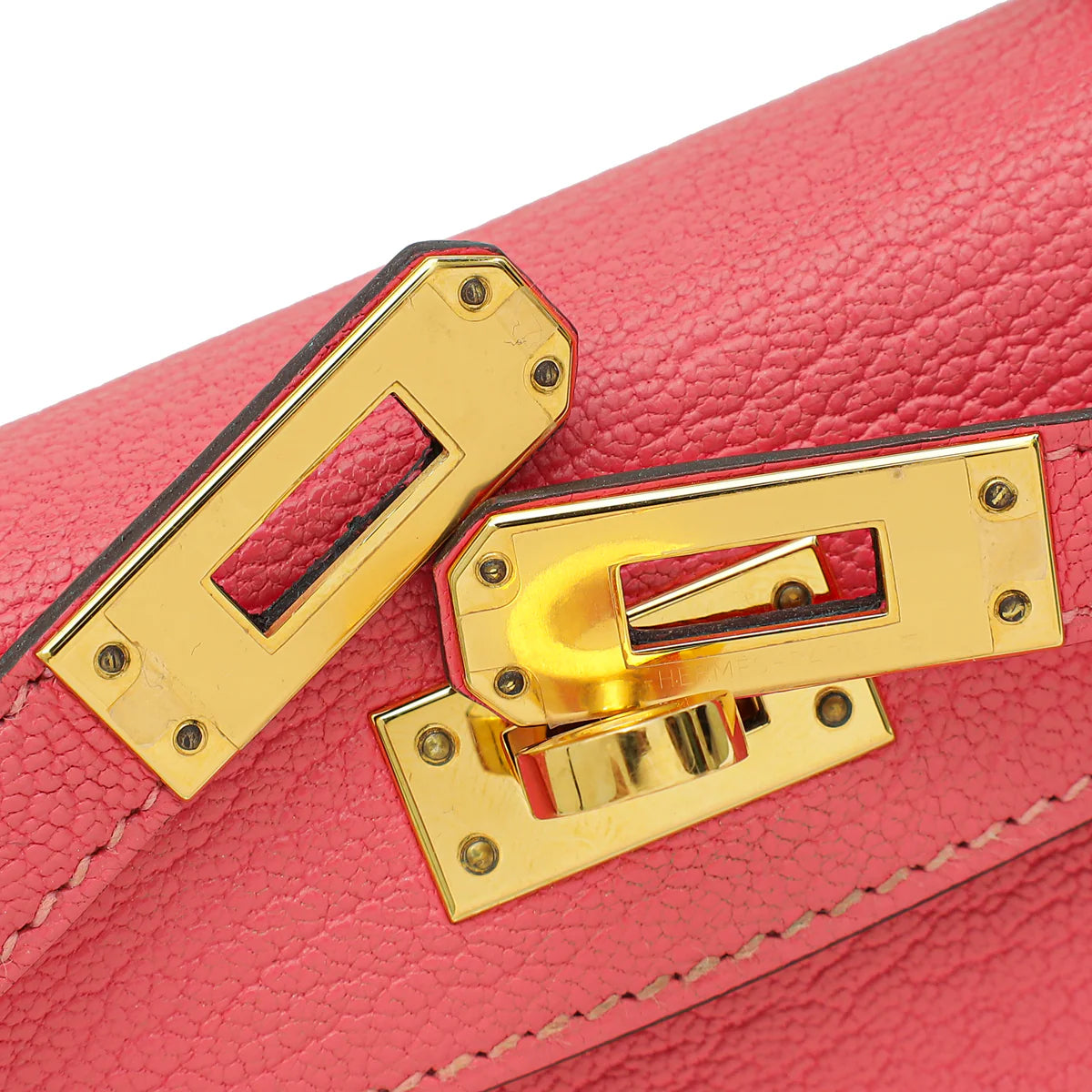 Hermès Mini Kelly II in Rose Azalée Epsom Leather