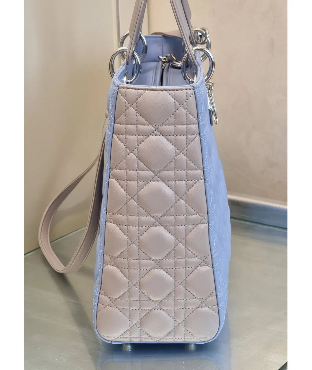 Christian Dior Bicolor Lady Dior Medium Bag