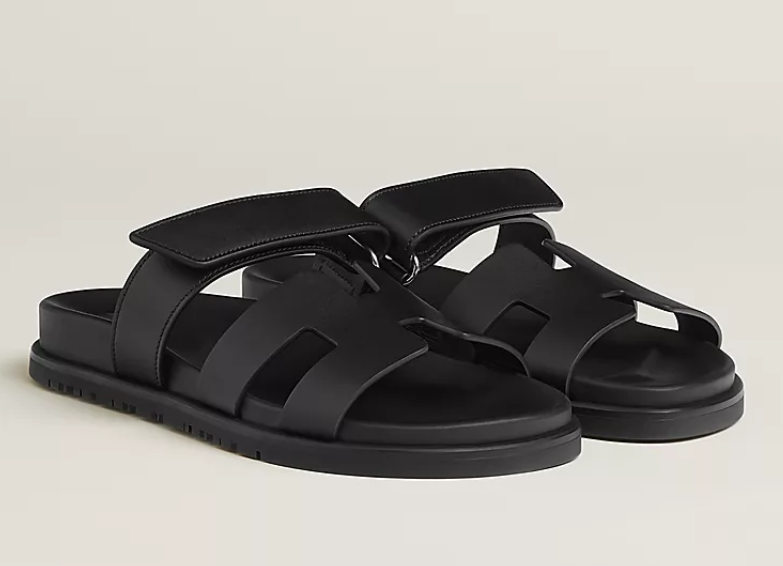 Hermes Chypre black shoes 39,5 size