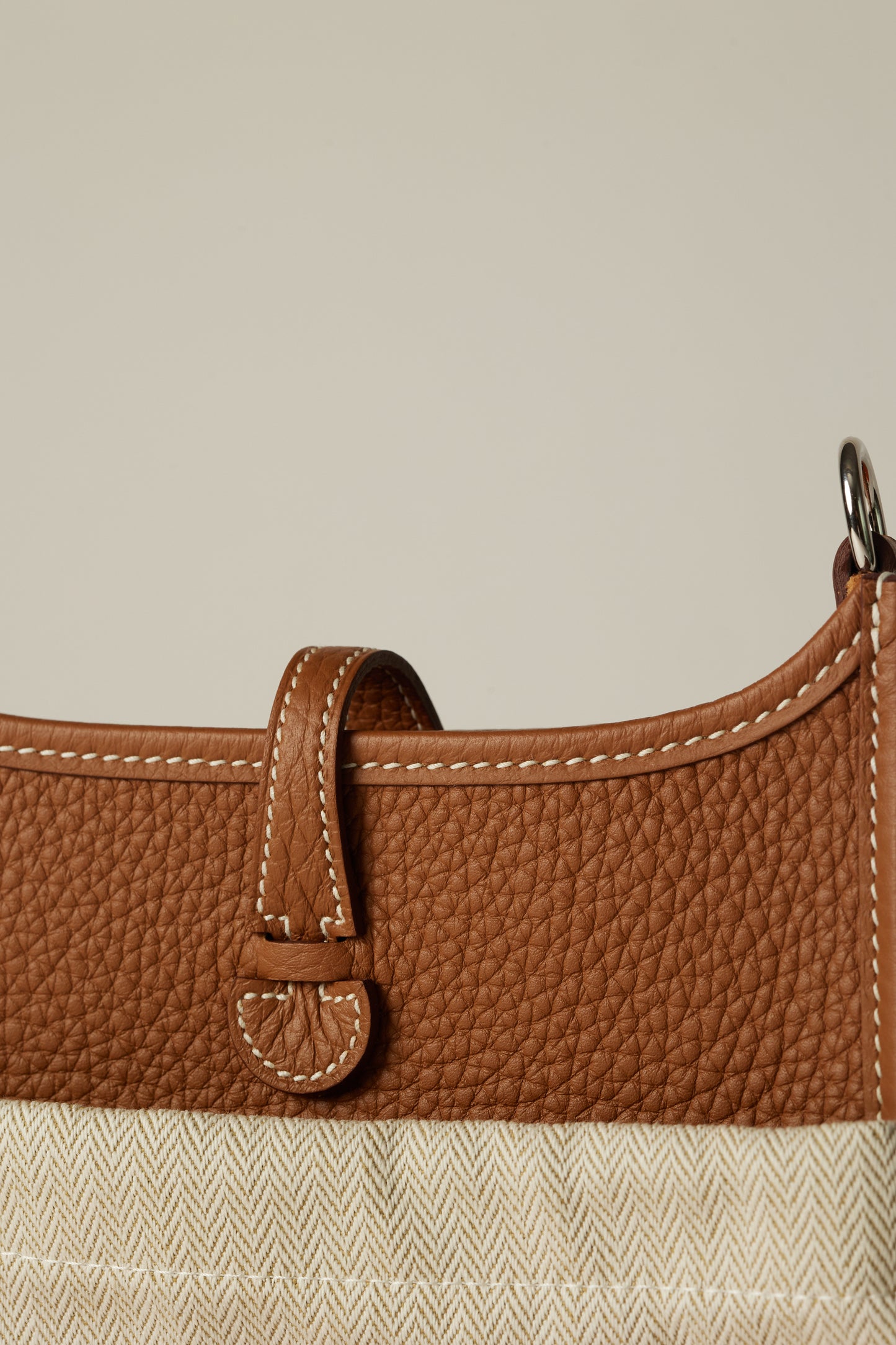 Hermès Evelyne TPM Bag in Gold Clemence Leather