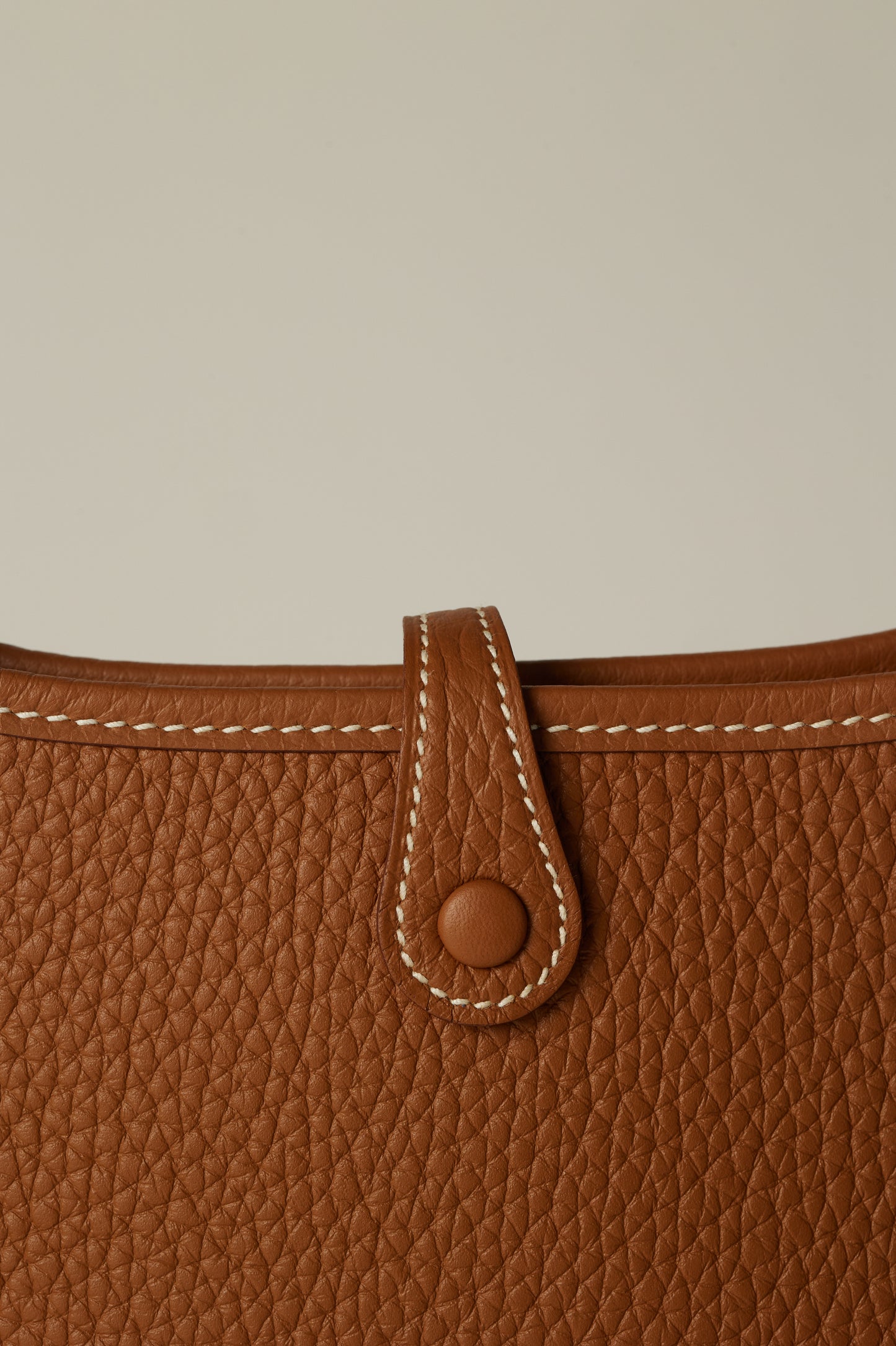 Hermès Evelyne TPM Bag in Gold Clemence Leather