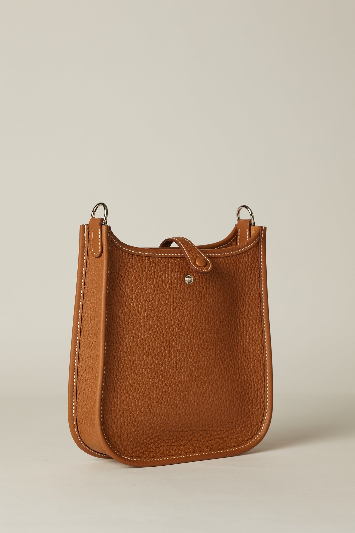 Hermès Evelyne TPM Bag in Gold Clemence Leather