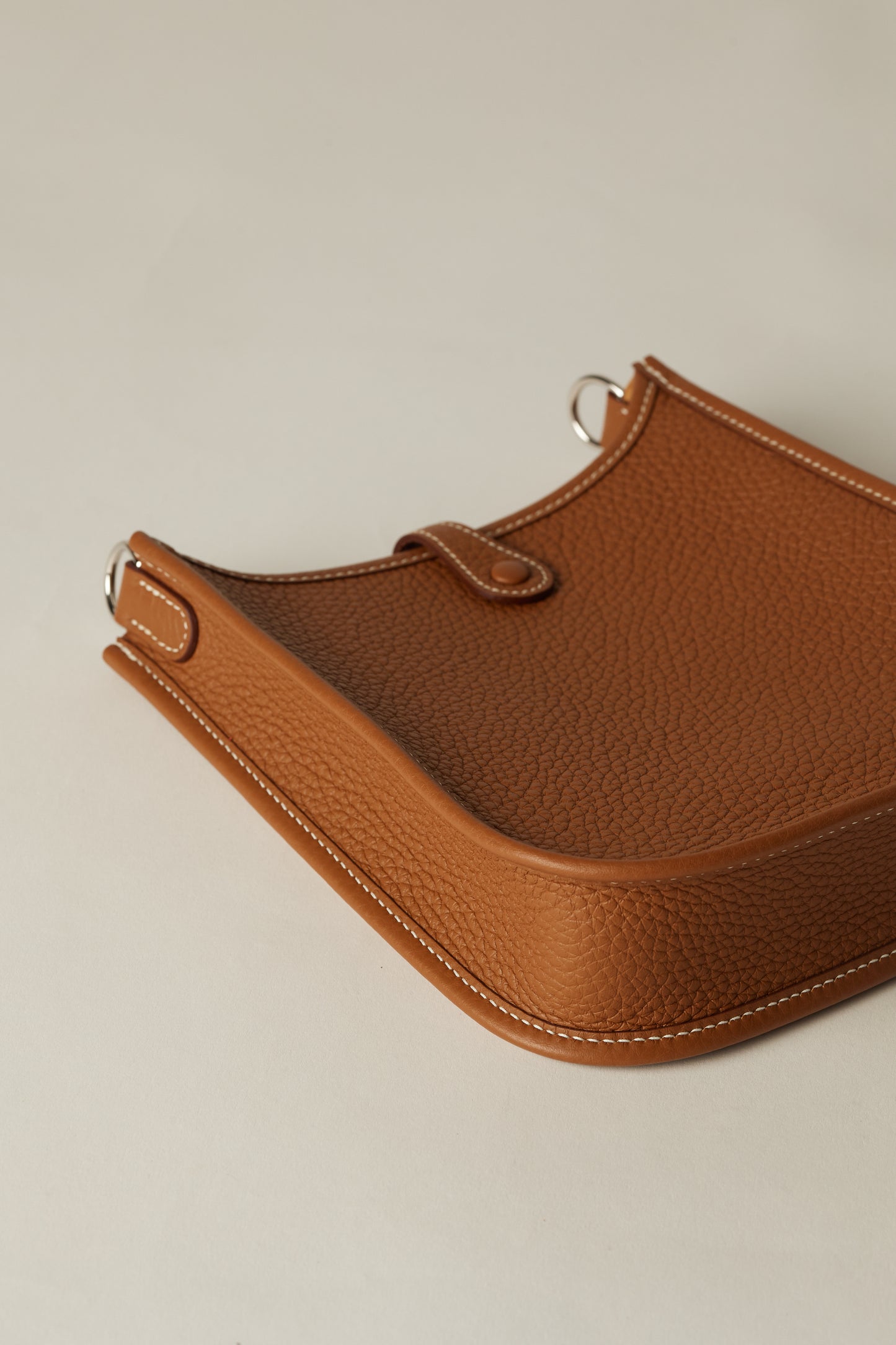 Hermès Evelyne TPM Bag in Gold Clemence Leather