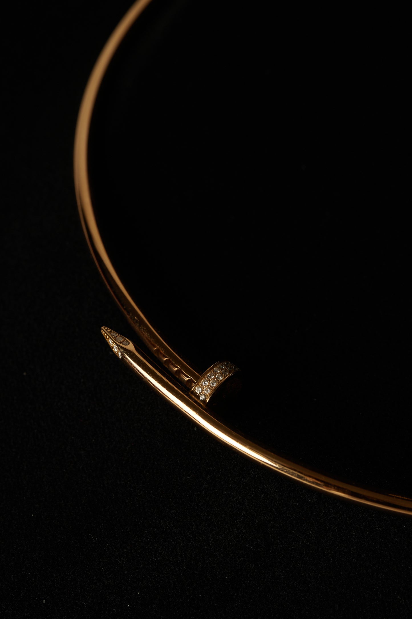 Cartier Juste un Clou Necklace in Yellow Gold with Diamonds