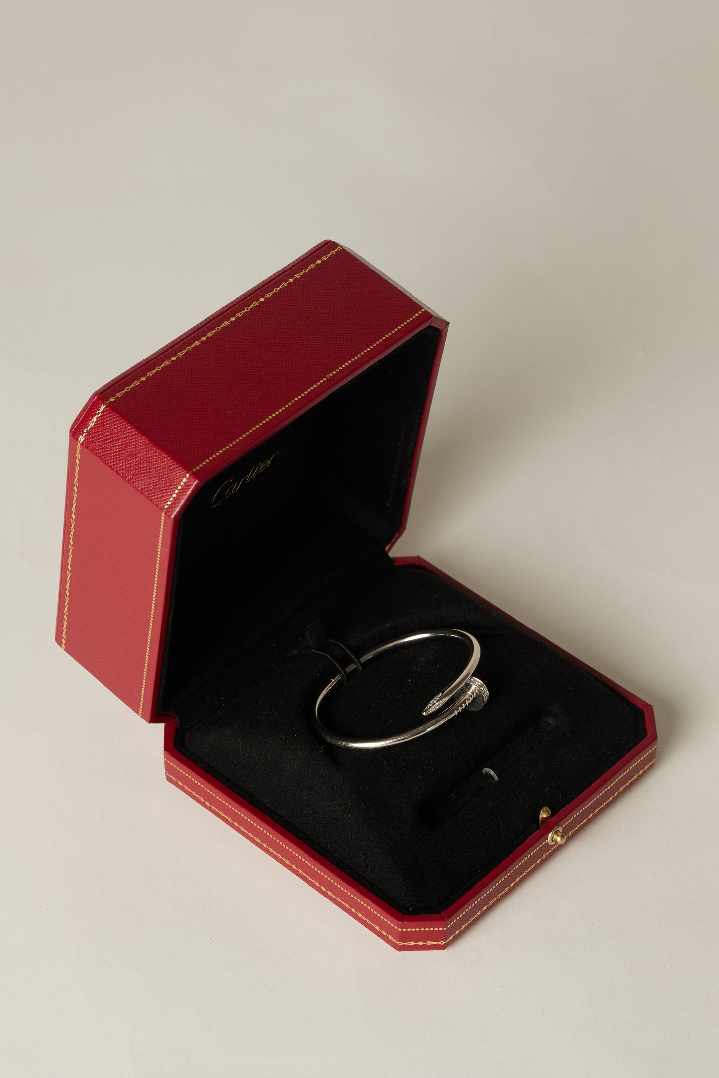 Cartier Juste un Clou Bracelet in White Gold with Diamonds