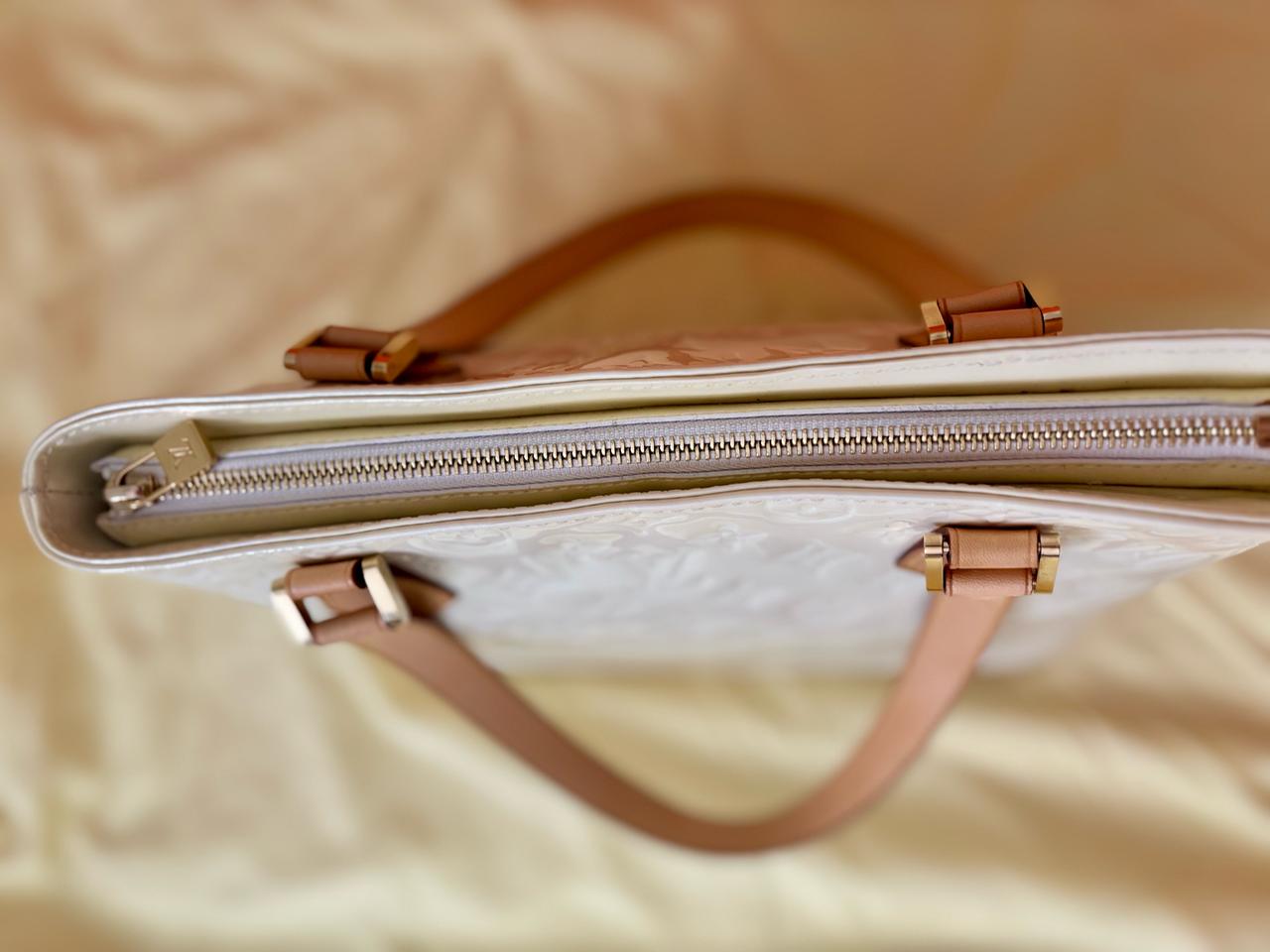 Louis Vuitton Perle Monogram Vernis Leather Houston Bag