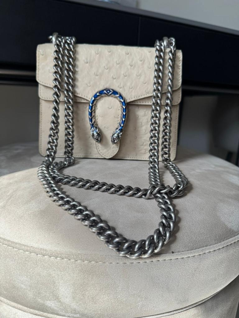 Gucci Dionysus bag in ostrich leather