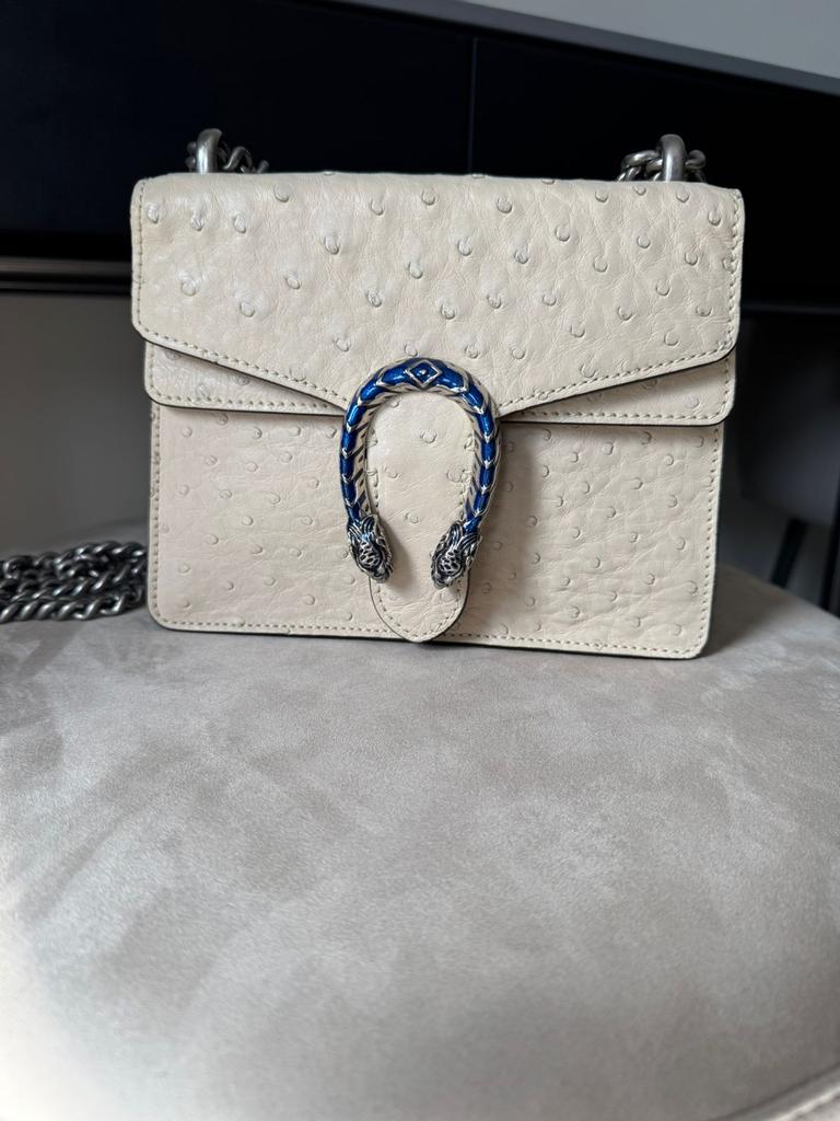 Gucci Dionysus bag in ostrich leather