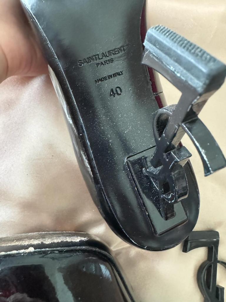 Saint Laurent Opium patent leather heels Size 40