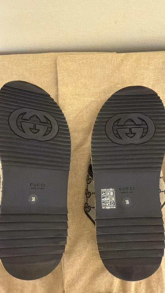 Gucci Marmont GG Canvas Sandals – Size 38