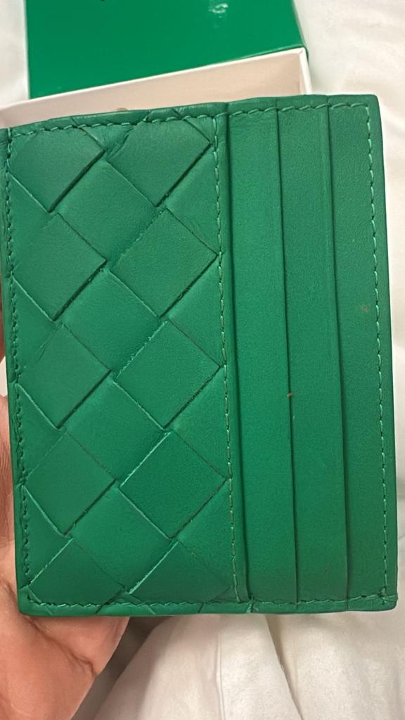 Bottega Veneta Nappa Intrecciato Card Holder