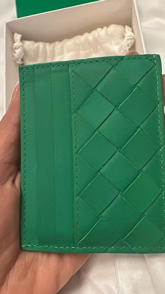 Bottega Veneta Nappa Intrecciato Card Holder