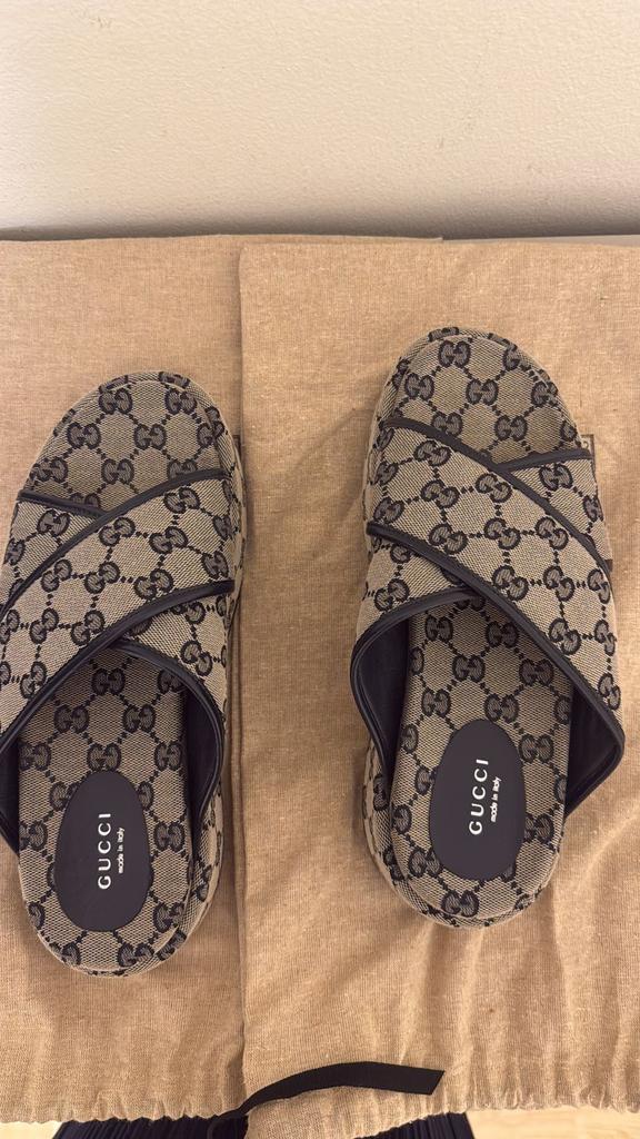 Gucci Marmont GG Canvas Sandals – Size 38