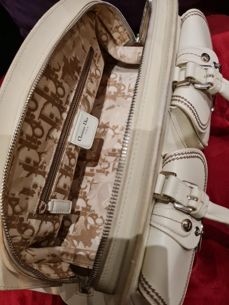Vintage Dior Détective leather handbag