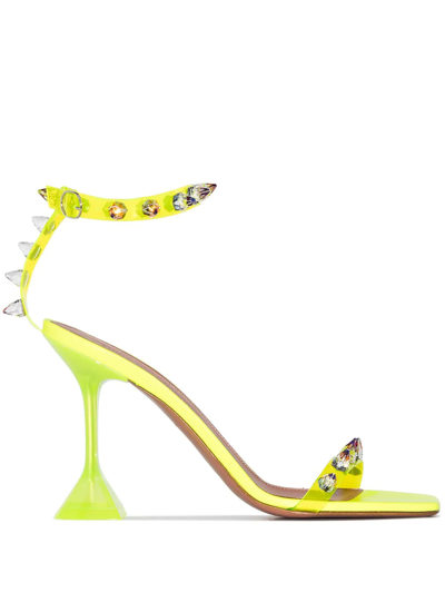Amina Muaddi Julia vinyl sandal Size 40