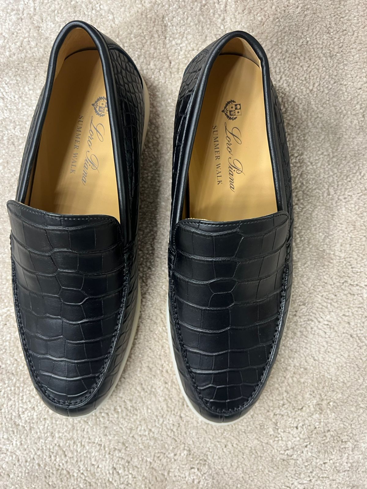 Loro Piana Summer Walk Moccasin - Alligator Leather