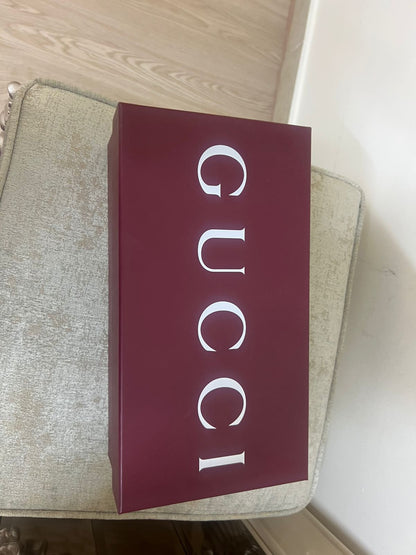 Gucci Leather Heeled Mules in Brown - 36,5