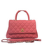 Chanel Coco Handle Mini – Caviar Leather in Coral Pink