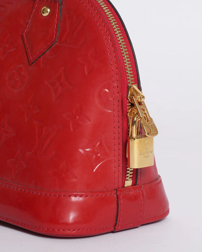 Louis Vuitton Alma BB leather handbag