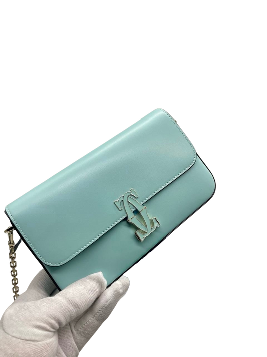 Cartier C de Cartier Clutch in Turquoise Calfskin