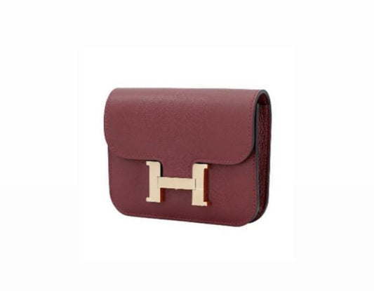Hermès Constance Wallet – Rouge H