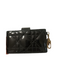 Dior Black Cannage Patent Leather Lady Dior 5 Gusset Card Holder