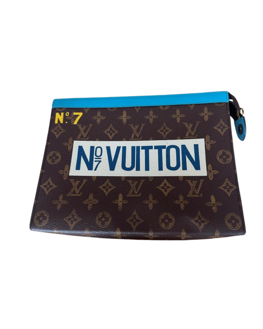 LOUIS VUITTON Monogram Pochette Voyage Clutch Bag