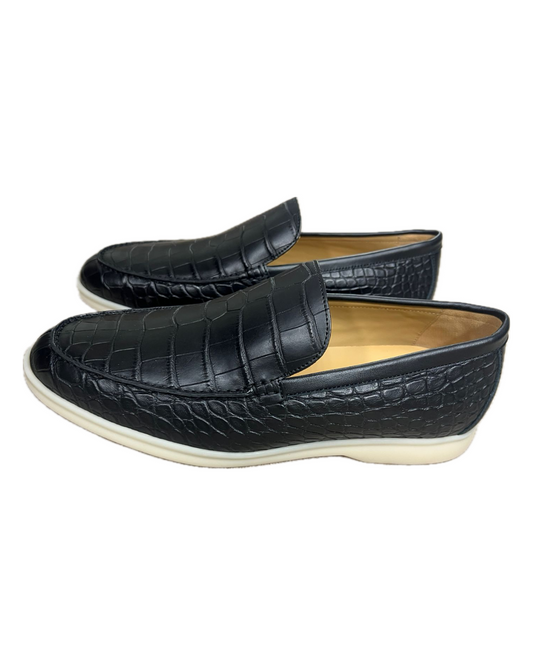 Loro Piana Summer Walk Moccasin - Alligator Leather