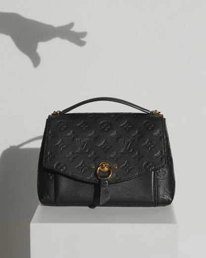 Louis Vuitton Blanche BB Shoulder Bag in Black Monogram Empreinte Leather