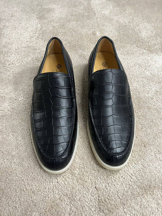 Loro Piana Summer Walk Moccasin - Alligator Leather