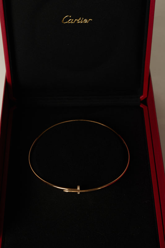 Cartier Juste un Clou Necklace in Yellow Gold with Diamonds