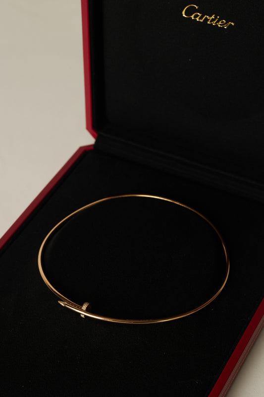 Cartier Juste un Clou Necklace in Yellow Gold with Diamonds