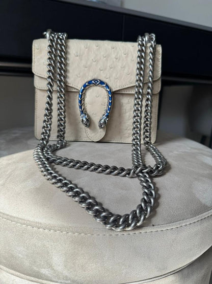 Gucci Dionysus bag in ostrich leather