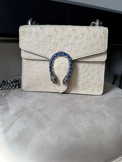 Gucci Dionysus bag in ostrich leather