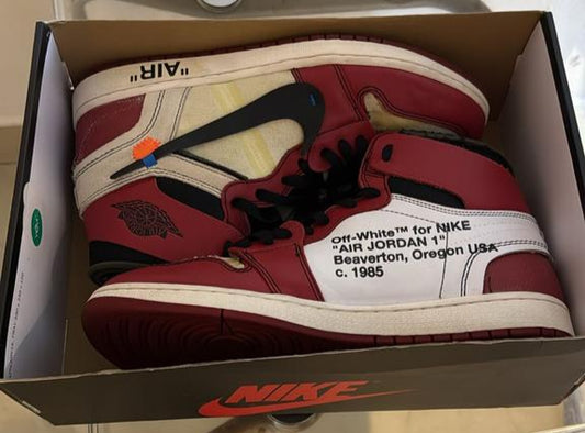 Off-White x Air Jordan 1 Chicago shoes Size US 11