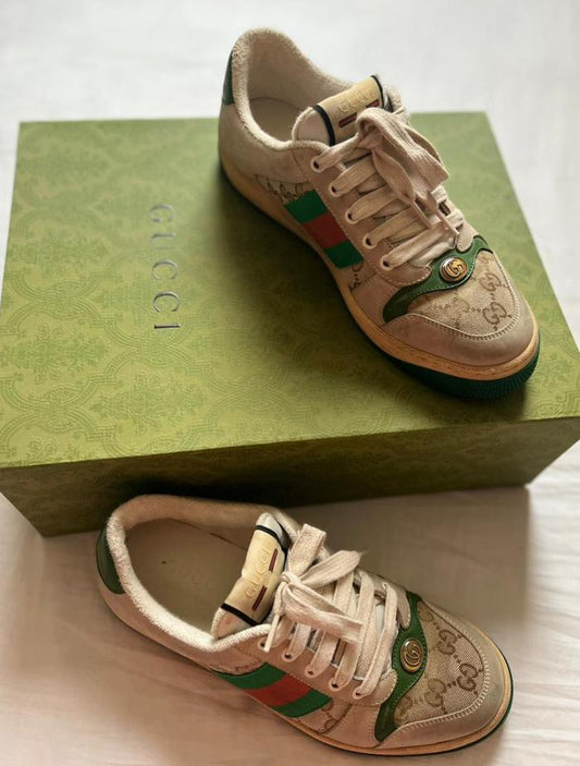 Gucci Screener leather trainers Size 38