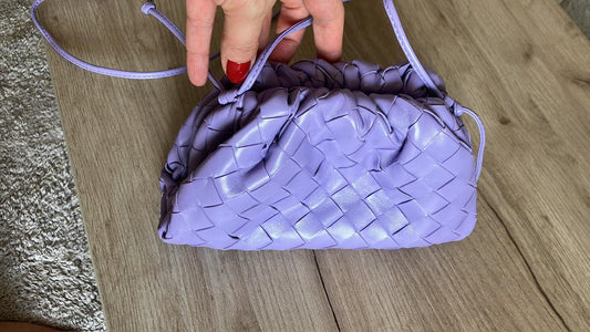 Bottega Veneta Lilac Intrecciato Pouch 20