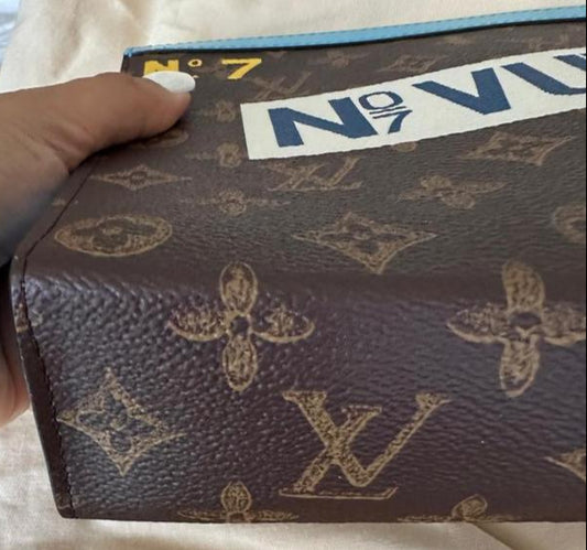 LOUIS VUITTON Monogram Pochette Voyage Clutch Bag