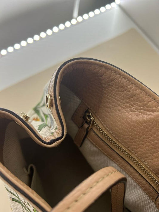 Gucci Flora Tote Bag – Canvas & Leather
