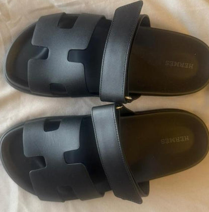 Hermes Chypre black shoes 39,5 size