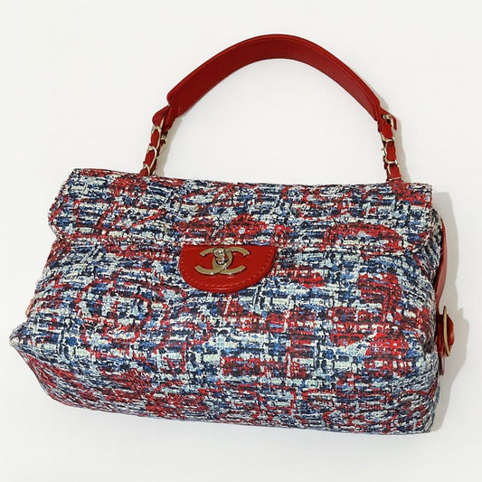 Chanel Multicolor Tweed CC Shoulder Bag
