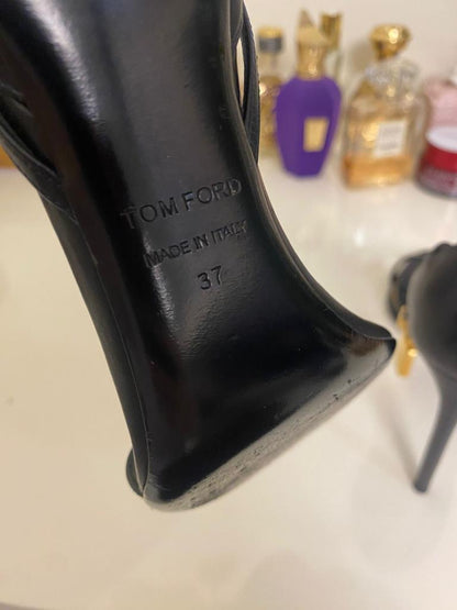 Tom Ford Padlock leather sandal size 37 EU