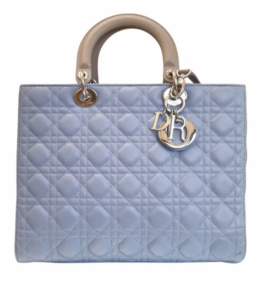 Christian Dior Bicolor Lady Dior Medium Bag
